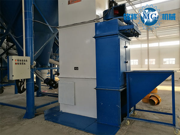 脈沖除塵器在干粉砂漿生產線的使用 脈沖除塵器在干粉砂漿生產線的使用