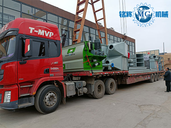 甘肅時產(chǎn)20噸干粉砂漿生產(chǎn)線已發(fā)貨！