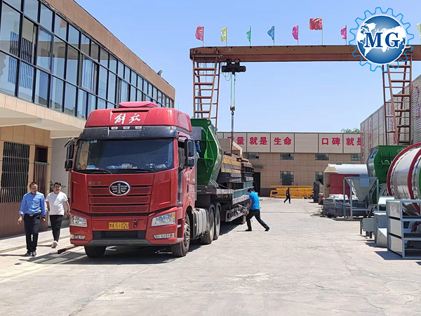 駐馬店年產20萬噸干粉砂漿生產線發貨！